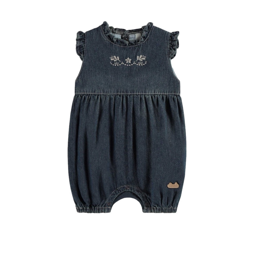 Souris mini DARK BLUE ONE PIECE IN LIGHT DENIM REGULAR FIT, 6-9 months 🇨🇦